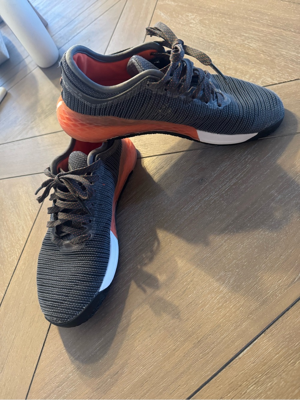 Reebok CrossFit Running Shoes - Grey with Orange and White Accents - Picture 3 of 11